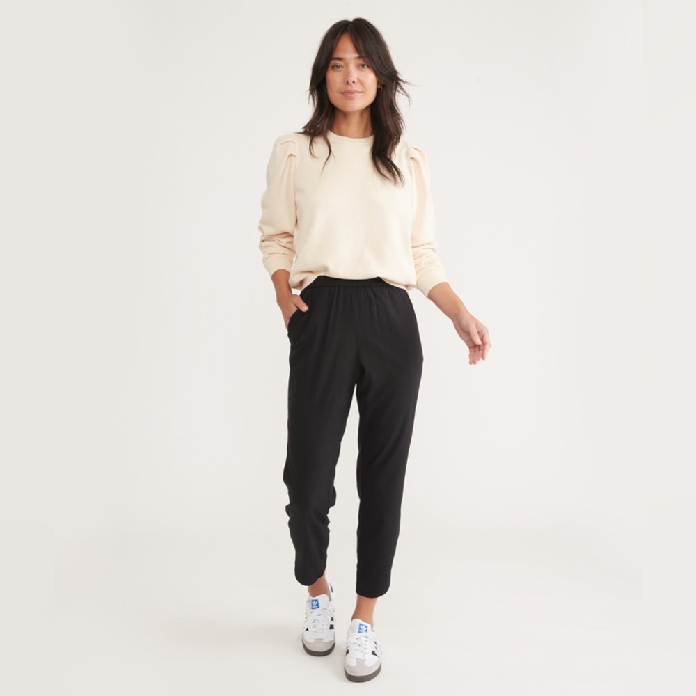 Marine Layer Black Allison Pants, Size M